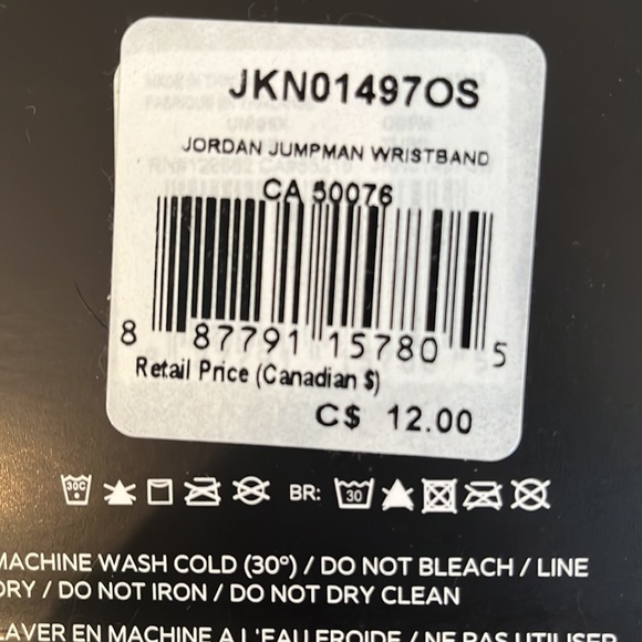 ✨2/$20 Jordan Headband & wrist bands navy blue - Picture 4 of 4